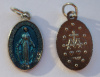 Miraculous Medal - Blue Enamel 3/4 inch